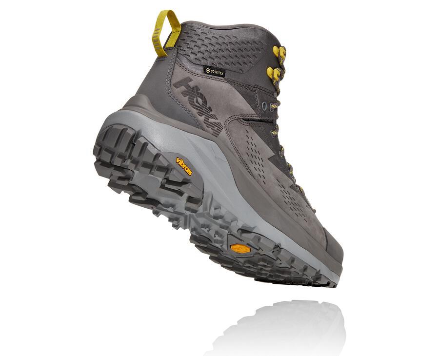 Botas De Montaña Hoka One One Hombre - Kaha Gore-Tex - Gris - EHW407138